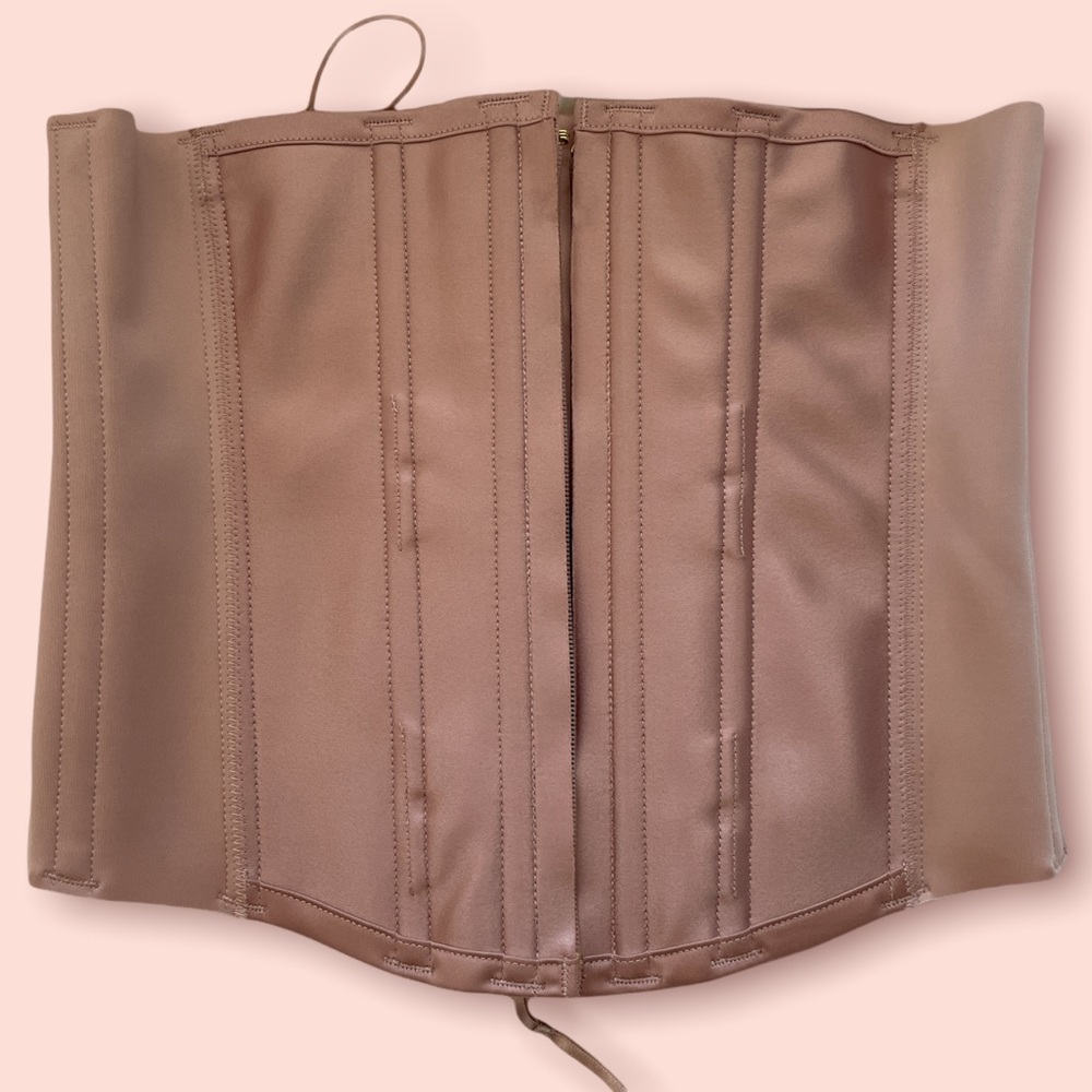 Spanx Under Sculpture Corset in Cameo Blush-Small